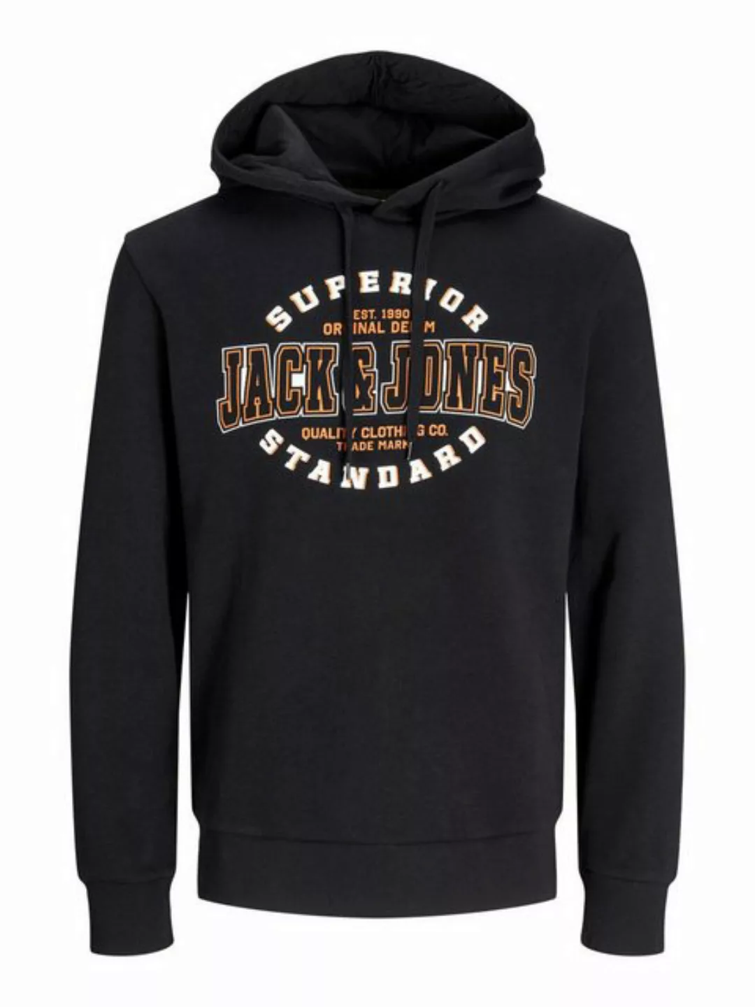 Jack & Jones Hoodie JJELOGO Sweat Hood mit großem Print auf der Vorderseite günstig online kaufen