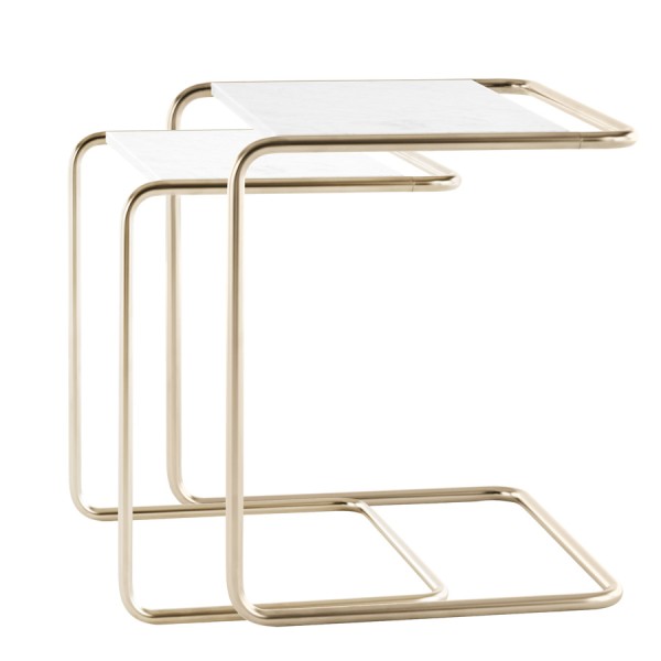 JS. THONET Beistell- und Satztisch SET B 97 NORDIC 01 | Marmor Tischplatte günstig online kaufen
