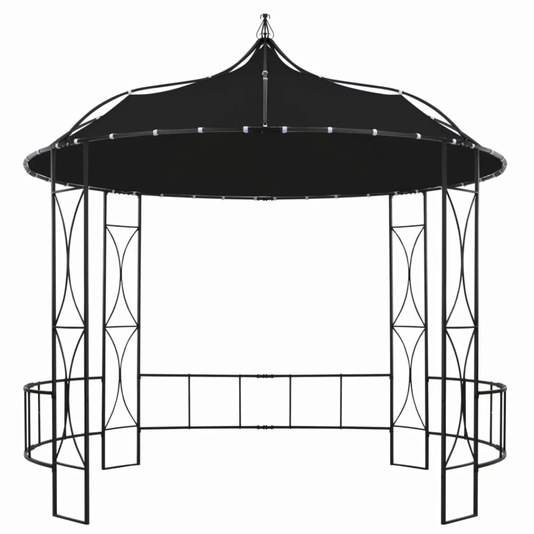 Pavillon 300 X 290 Cm Anthrazit Rund günstig online kaufen