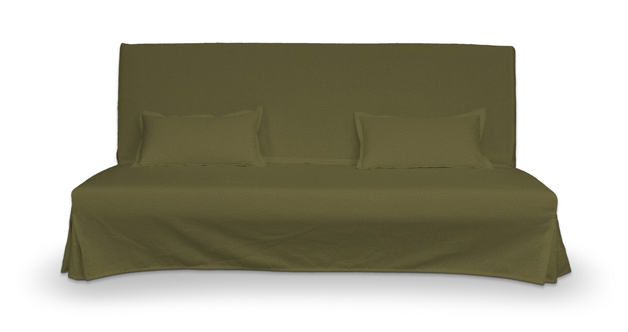 Bezug für Beddinge Sofa, lang mit zwei Kissenhüllen, olivgrün, Bezug für Be günstig online kaufen
