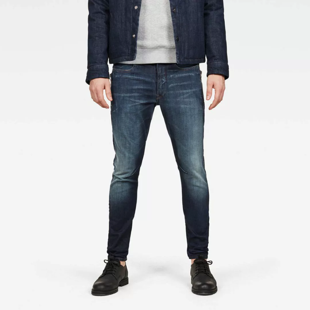 G-star D-staq 3d Zip Slim Jeans 27 Authentic Dark Aged günstig online kaufen