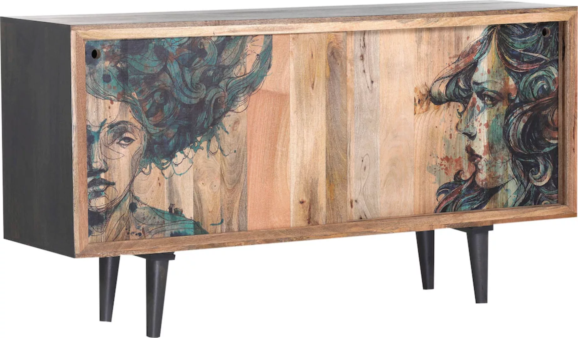 Gutmann Factory Sideboard "Venice", mit extravagantem Druck günstig online kaufen