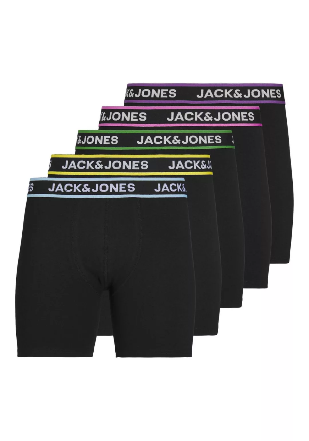 Jack & Jones Boxershorts "Boxershort JACLIME BOXER BRIEFS 5P 5er Pack" günstig online kaufen