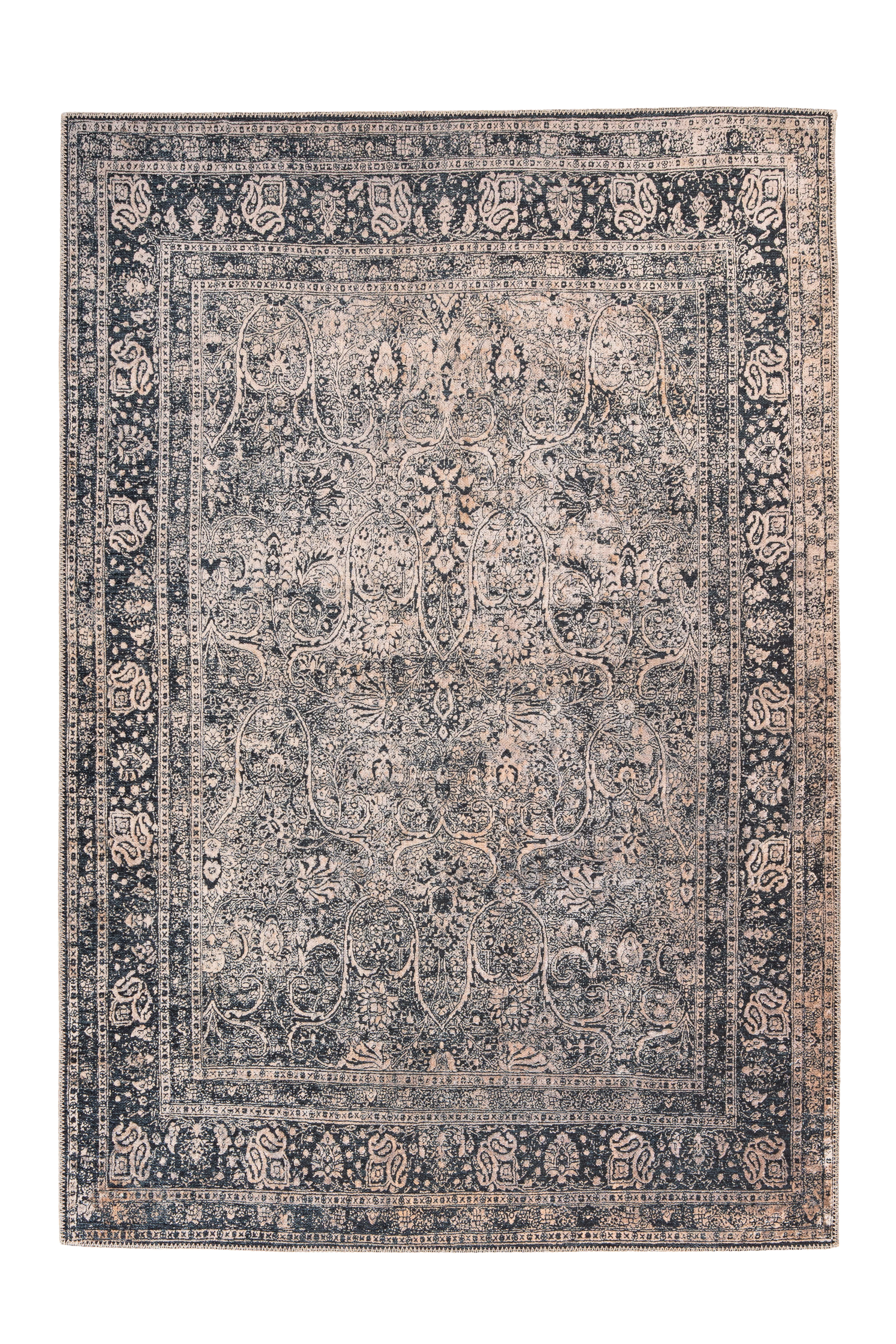 360Living Teppich Faye schwarz B/L: ca. 150x230 cm günstig online kaufen