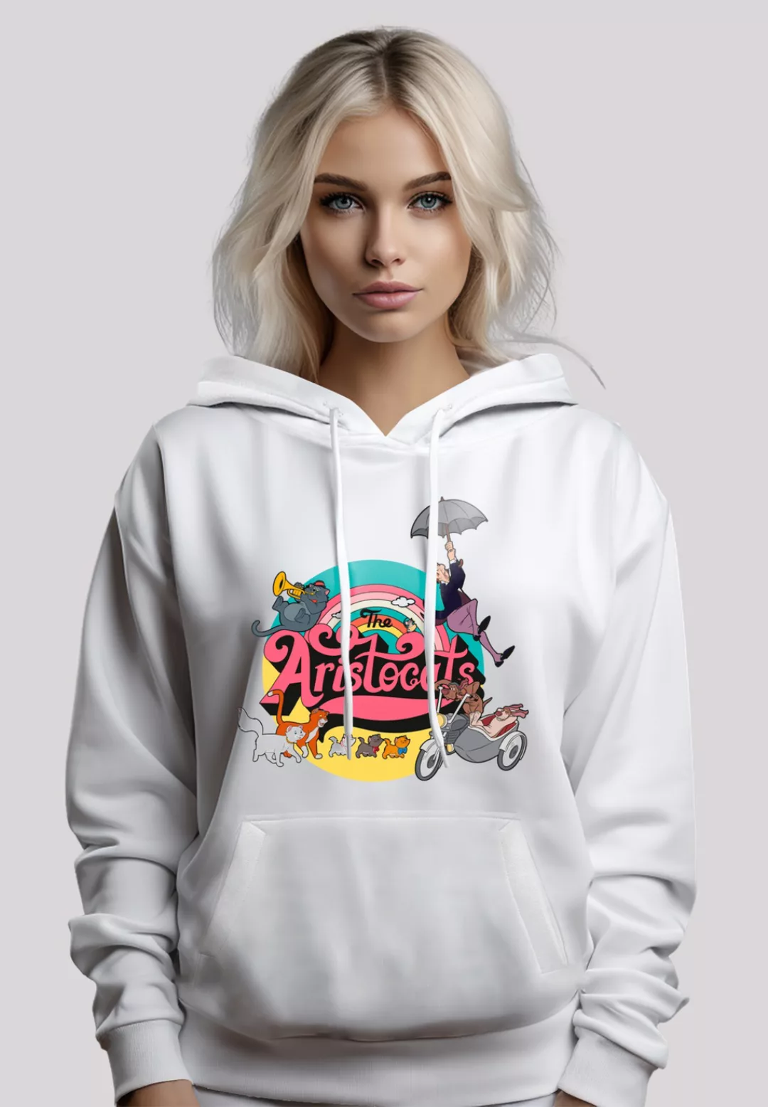 F4NT4STIC Kapuzenpullover "Disney Aristocats Rainbow Fun", Premium Qualität günstig online kaufen