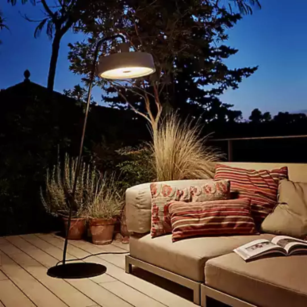 Marset Soho Stehleuchte LED Outdoor, grau günstig online kaufen