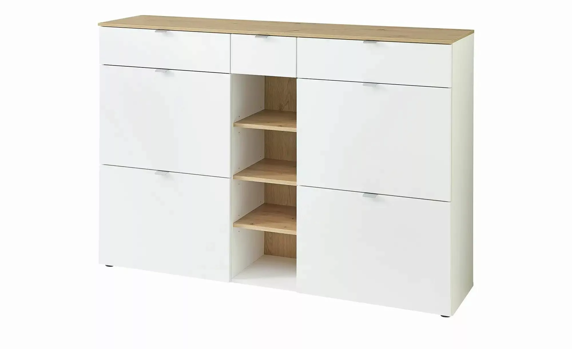 Innostyle Schuhschrank in Weiß matt, MDF, Spannplatte - 148x103x38cm (BxHxT günstig online kaufen