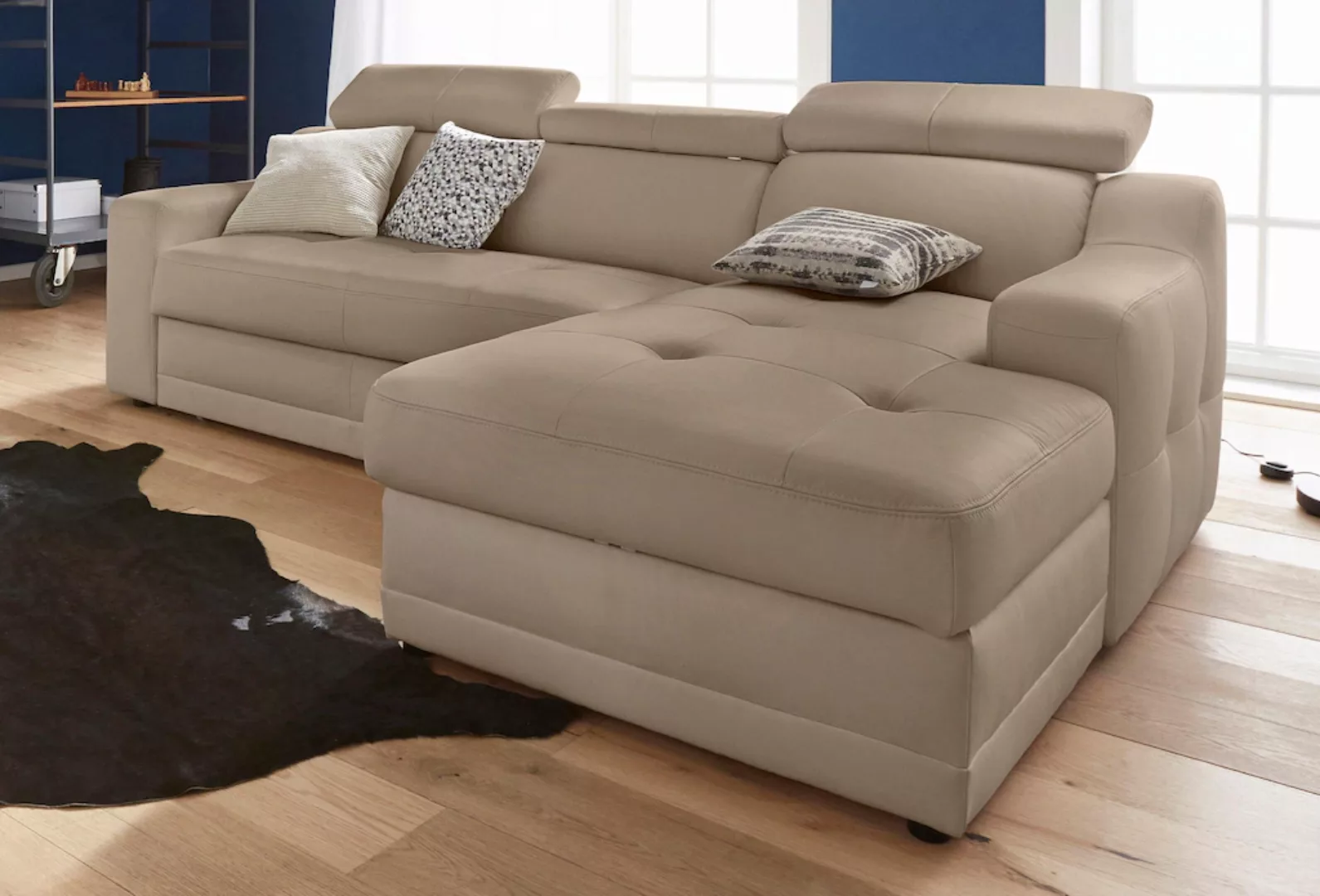 exxpo - sofa fashion Ecksofa "Lotos, bequem und funktionell, L-Form", mit K günstig online kaufen