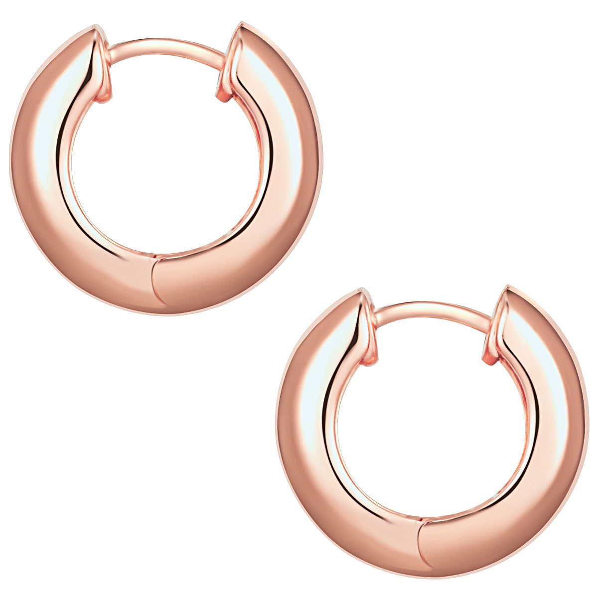 Lulu & Jane Paar Creolen roségold günstig online kaufen