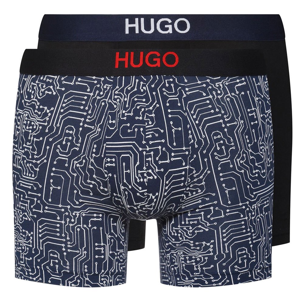 Hugo Slip Boxer 2 Paare XL Open Blue günstig online kaufen