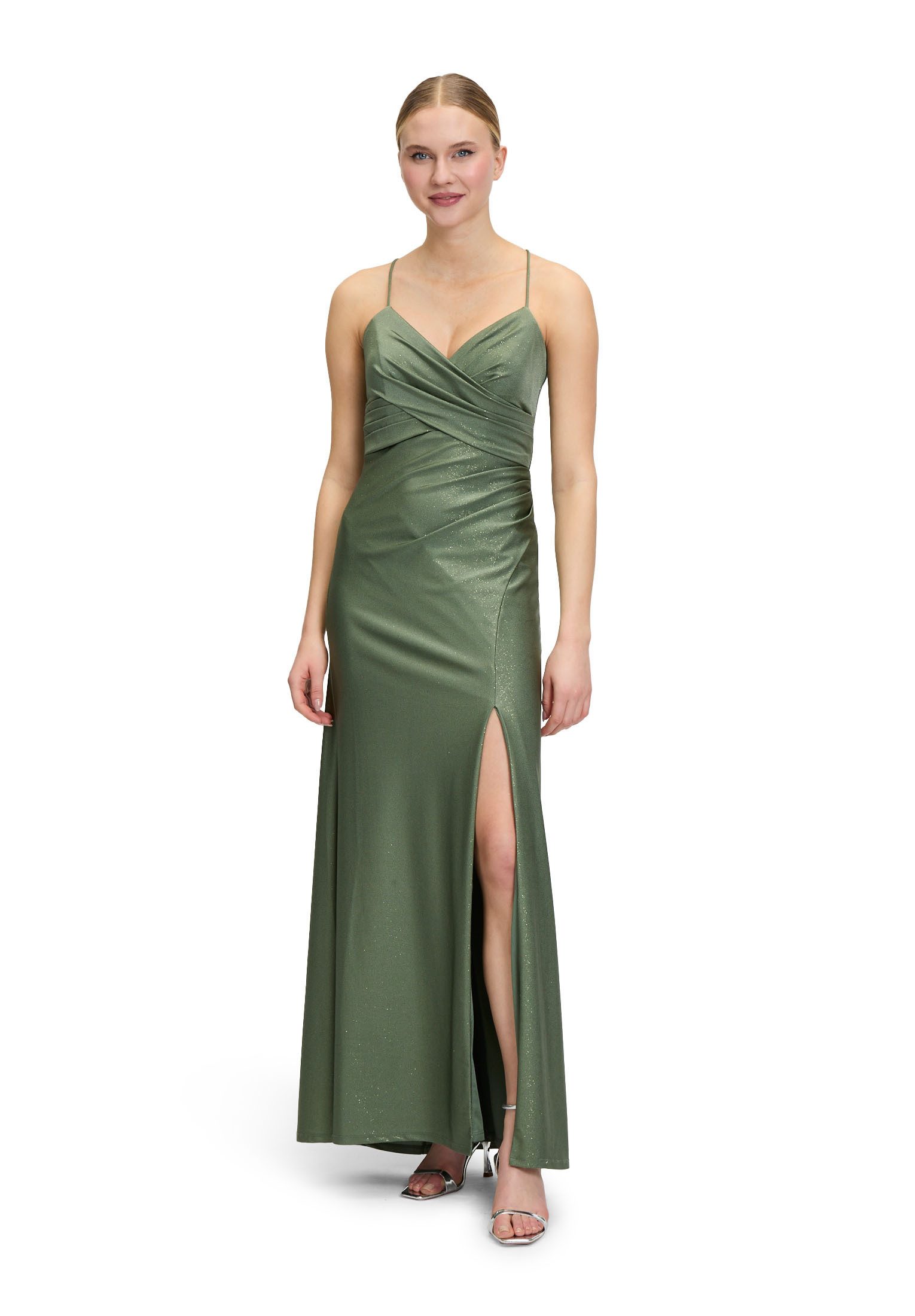 Vera Mont Abendkleid "Vera Mont Damen Abendkleid im Glitzer-Look", Wickel-D günstig online kaufen