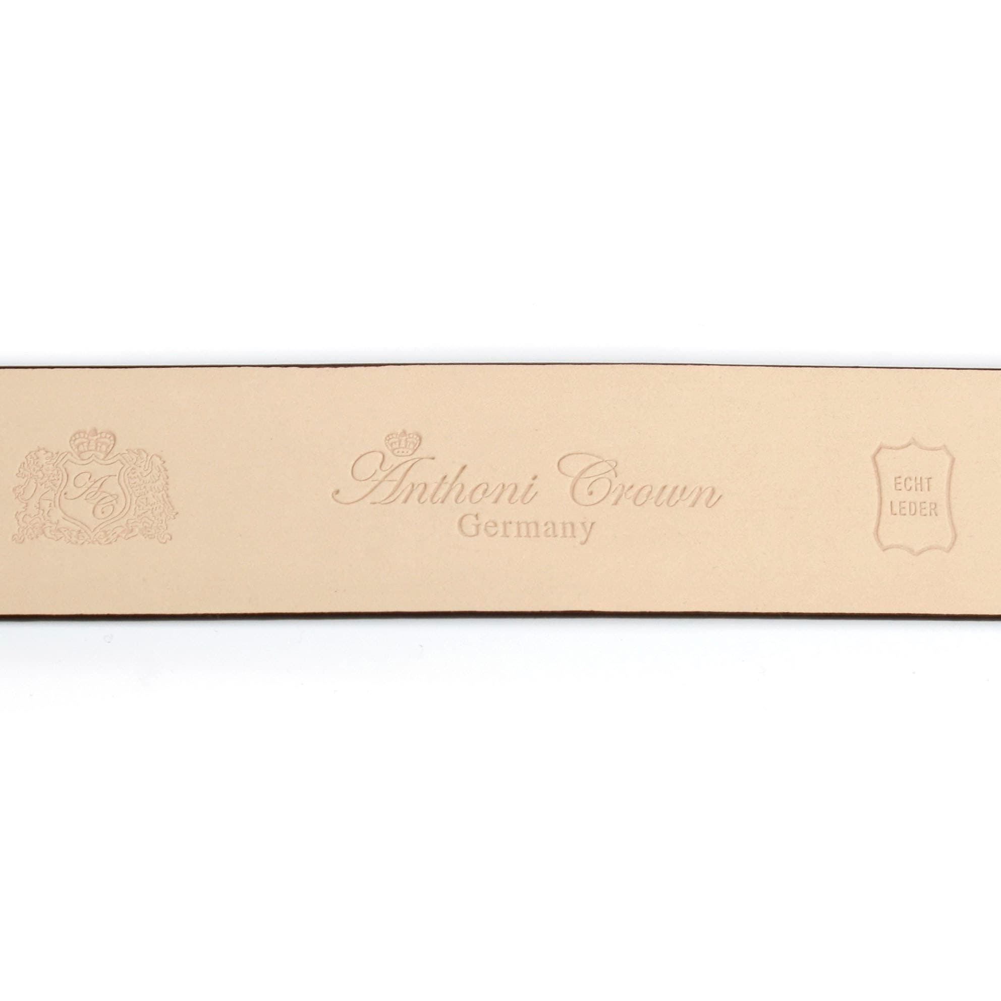 Anthoni Crown Ledergürtel, mit filigraner goldfarbener Koppel-Schließe günstig online kaufen