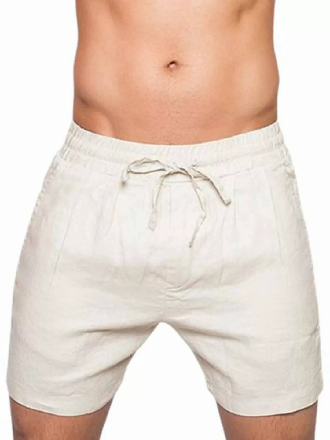 2eros Shorts 2Eros Breezy Classic Linen Shorts Beige XL günstig online kaufen