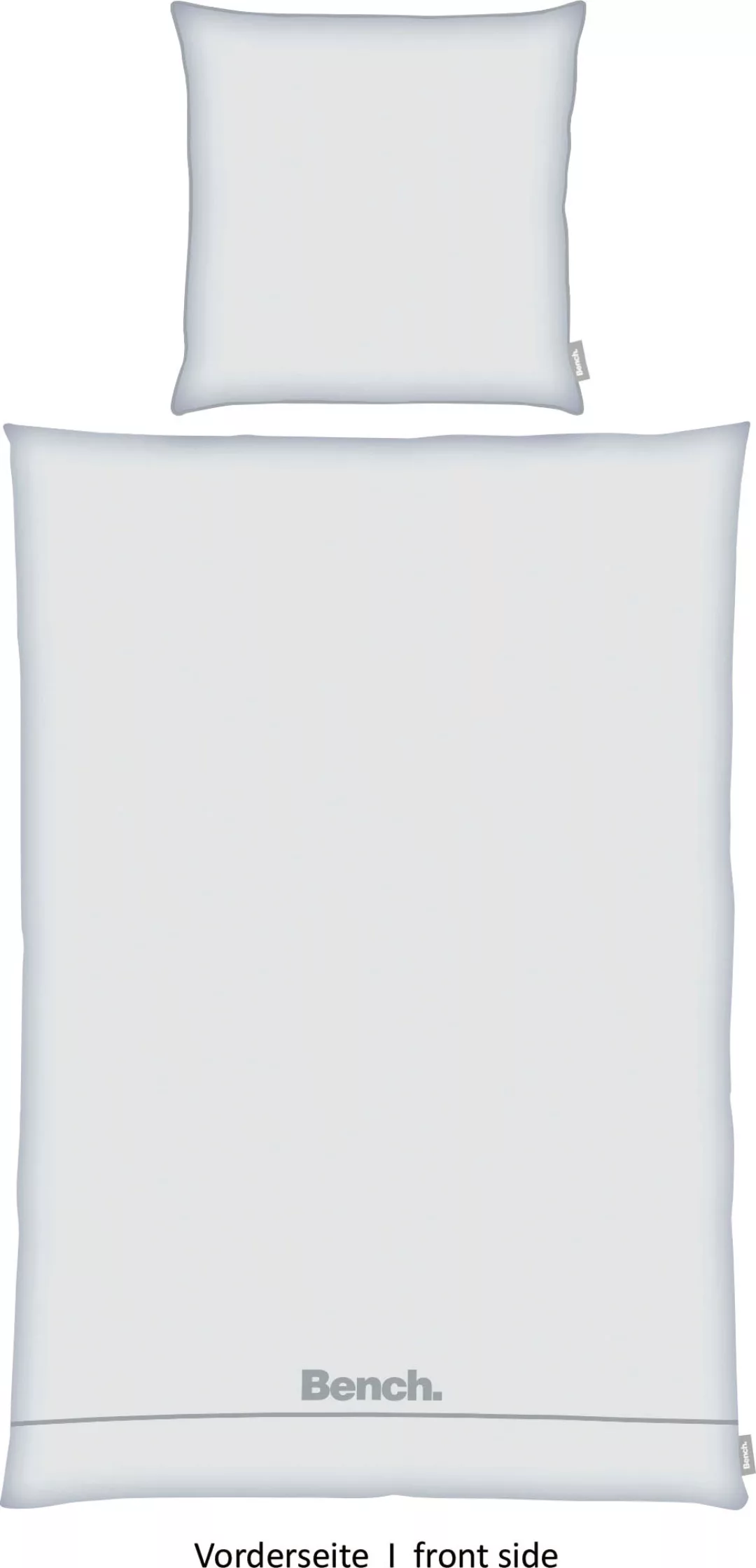 Bench. Wendebettwäsche »Bench«, Kissenbezug mit dekorativer Paspel günstig online kaufen