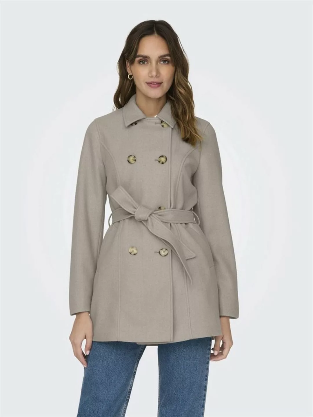 ONLY Kurzmantel ONLNANCY LIFE FITTED TRENCH COAT OTW günstig online kaufen