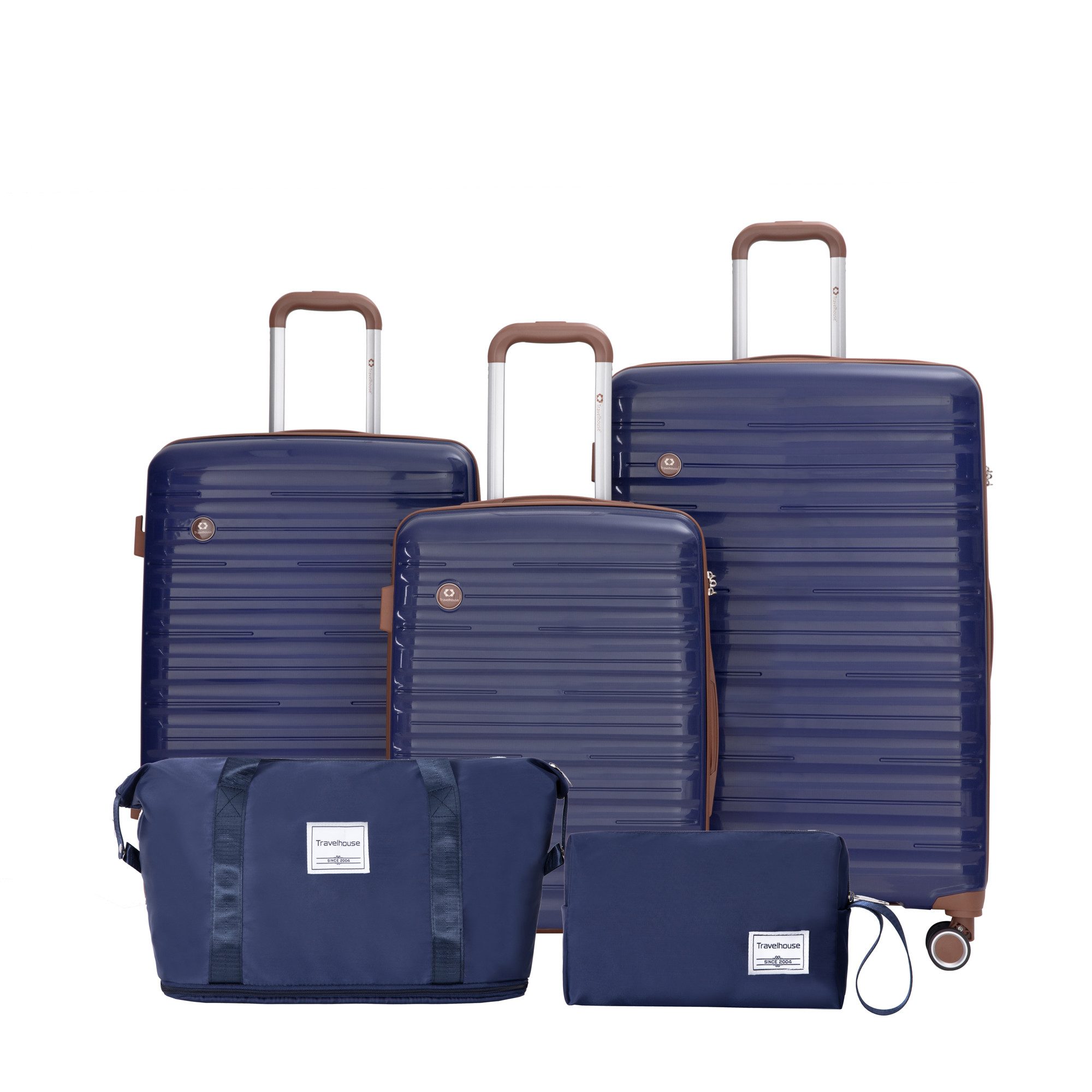 Travelhouse Trolleyset Ascona, 4 Rollen, (Spar-Set, günstig online kaufen