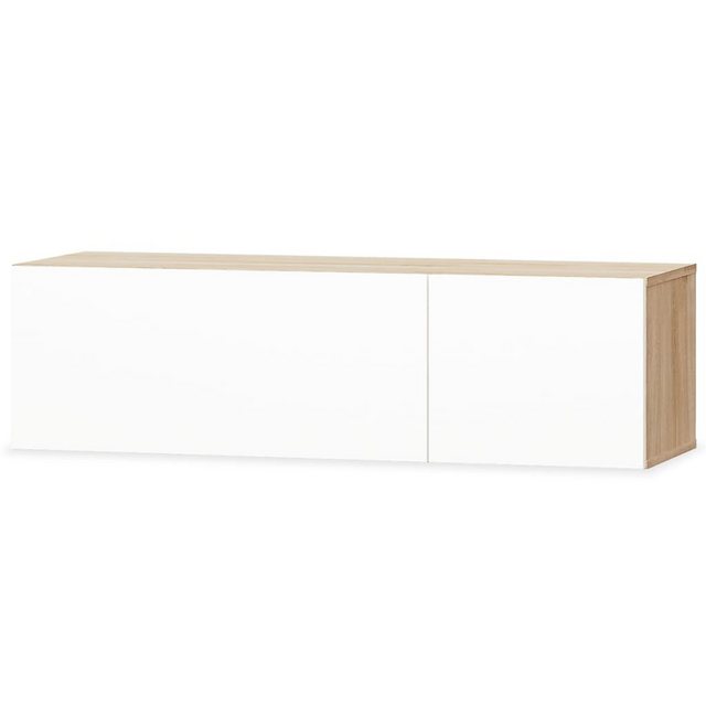 vidaXL TV-Schrank TV-Schrank Spanplatte 120 x 40 x 34 cm Hochglanz-Weiß Eic günstig online kaufen