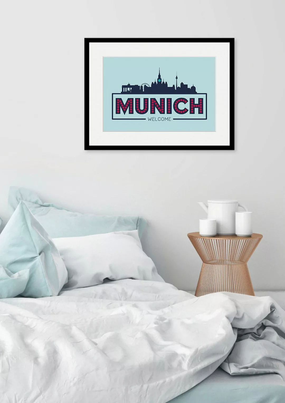 queence Bild "Welcome Munich", Städte, (1 St.) günstig online kaufen