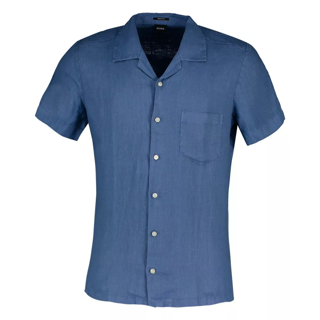 Boss Rhythm Kurzarm Hemd S Open Blue günstig online kaufen