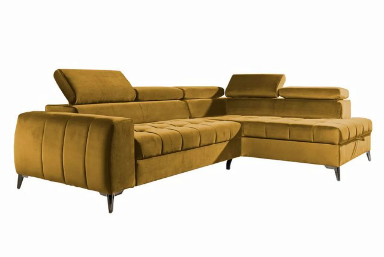 Furnix Ecksofa TOULOUS Sofa mit Schlaffunktion Automat DL Auswahl, hochwert günstig online kaufen