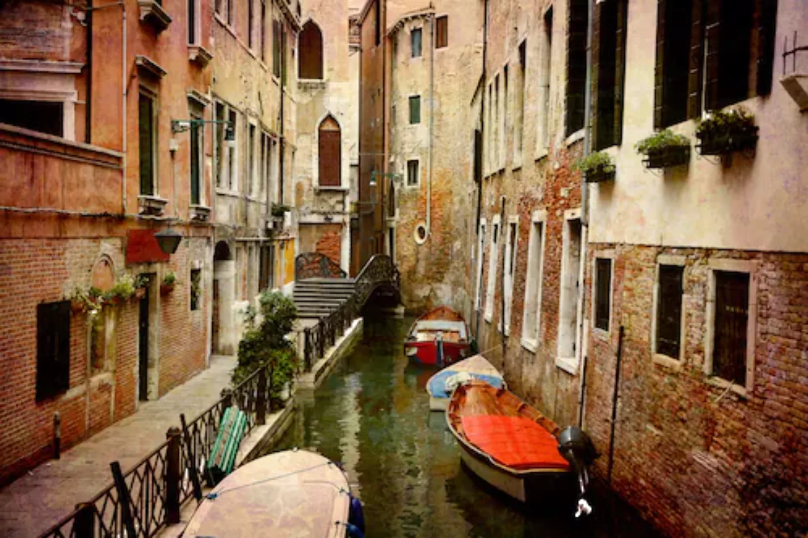 Papermoon Fototapete »Venedig Straße« günstig online kaufen
