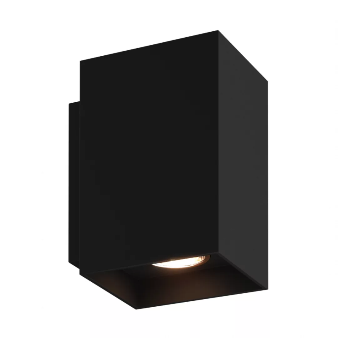 Wandlampe SANDY WL SQUARE BLACK 92698-N günstig online kaufen