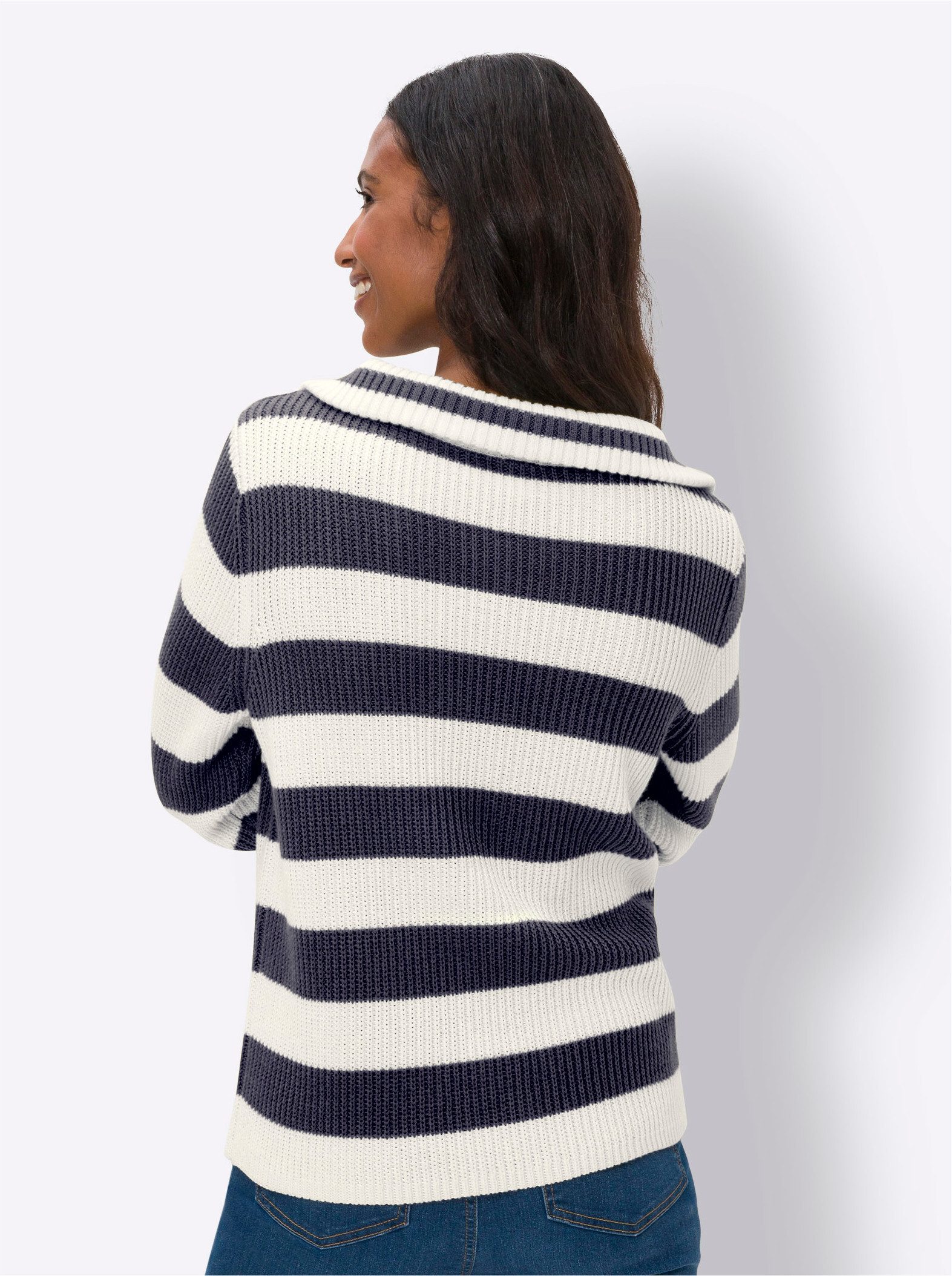 heine Strickpullover Troyer günstig online kaufen