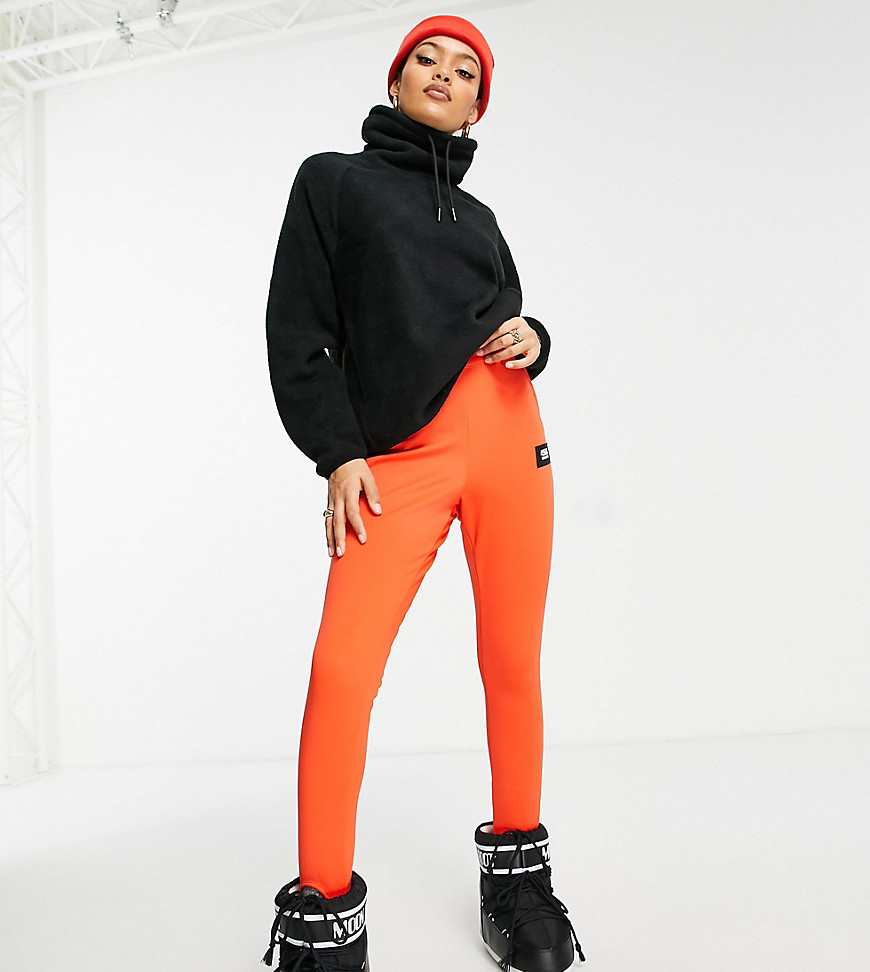 ASOS – Petite – 4505 – Enge Skihose mit Steg-Rot günstig online kaufen