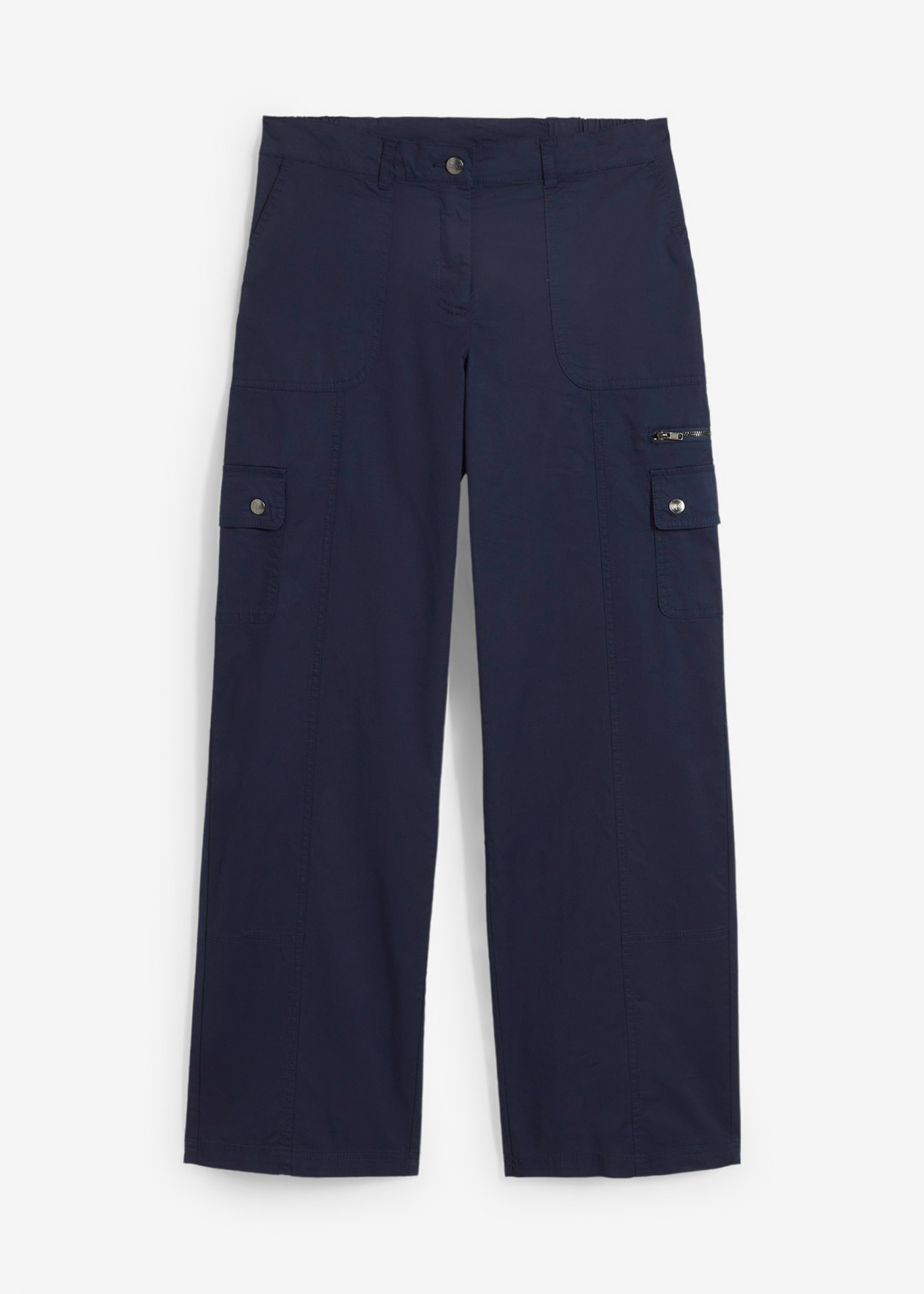 Cargo Jeans, Mid Waist, lang günstig online kaufen
