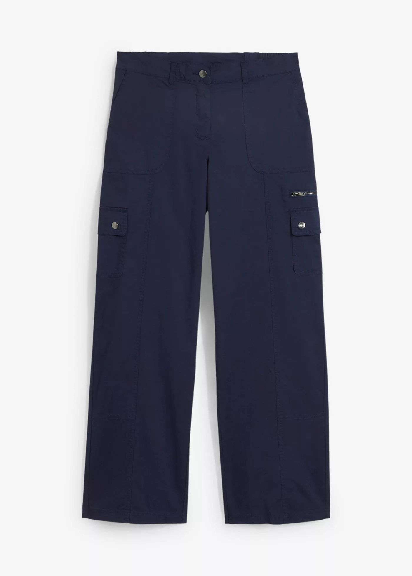 Cargo Jeans, Mid Waist, lang günstig online kaufen