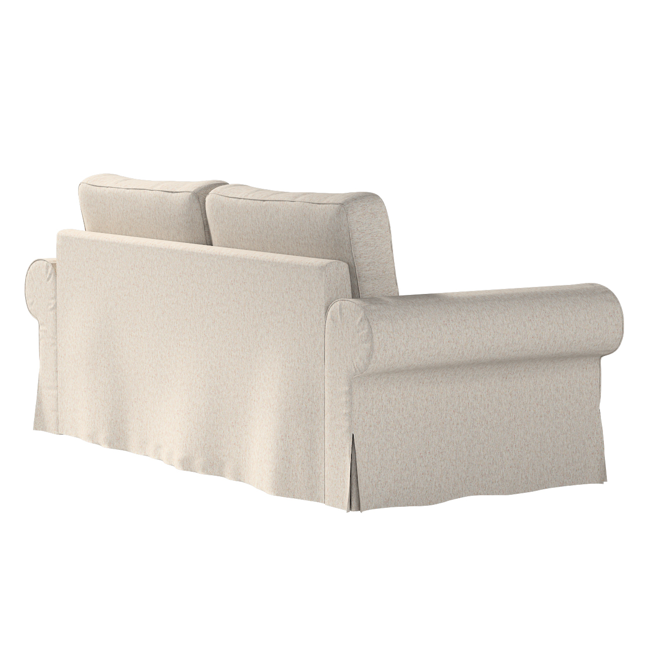 Bezug für Backabro 3-Sitzer Sofa ausklappbar, grau-beige, Bezug für Backabr günstig online kaufen