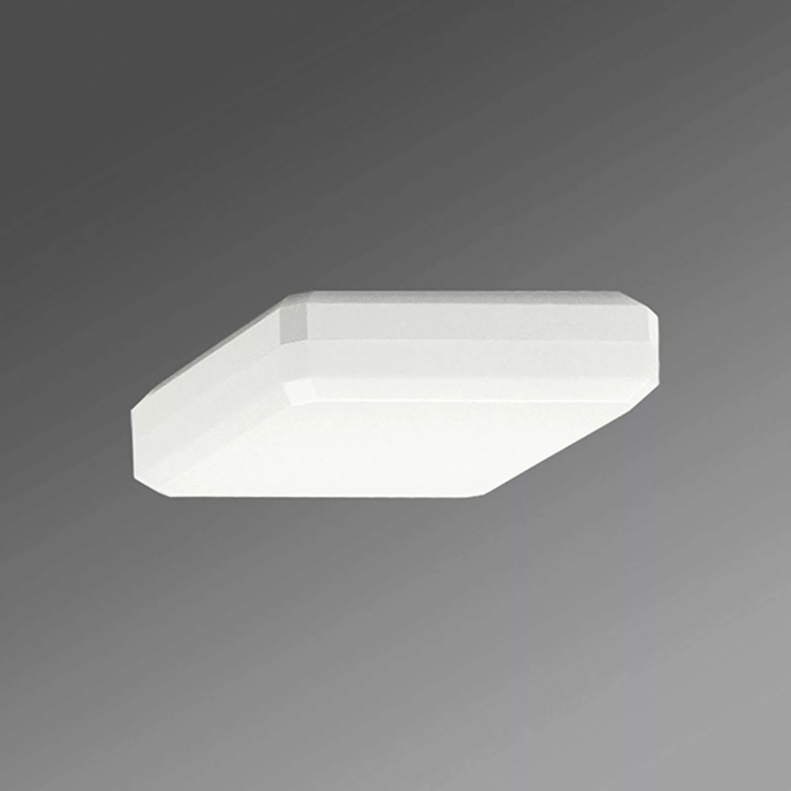 Quadratische Deckenanbaulampe WQL Diffusor opal ww günstig online kaufen