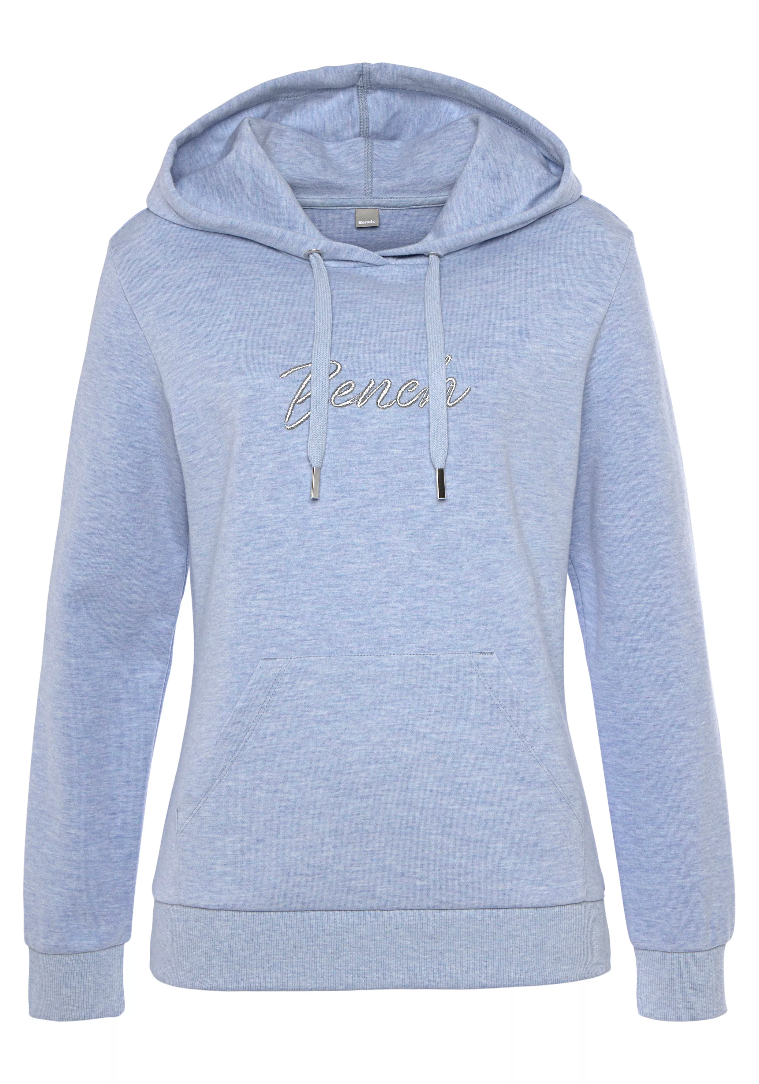 Bench. Loungewear Kapuzensweatshirt, mit glänzender Logostickerei, Loungewe günstig online kaufen