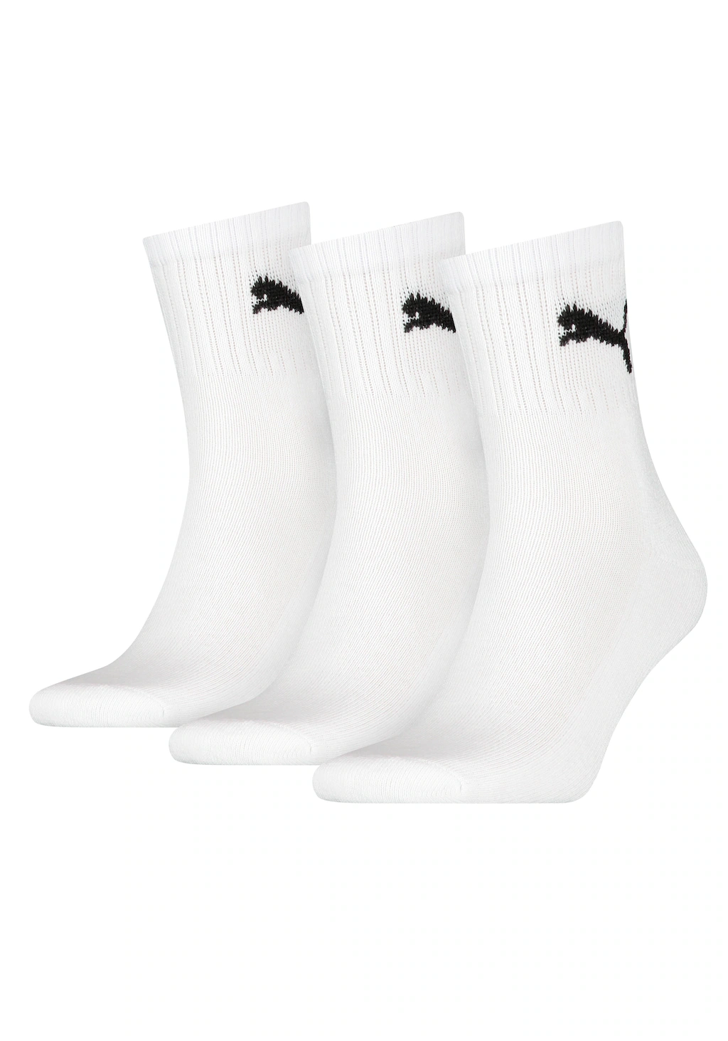 PUMA Sportsocken "short crew", (3 Paar), mit klassischer Rippe günstig online kaufen