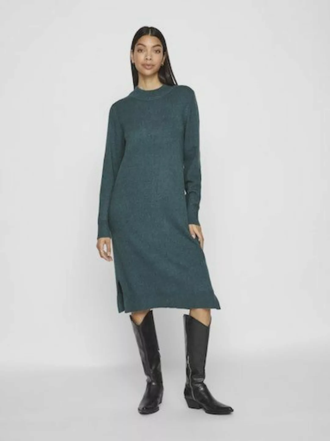 Vila Strickkleid VIRIL CREW NECK L/S MIDI DRESS - NOOS günstig online kaufen