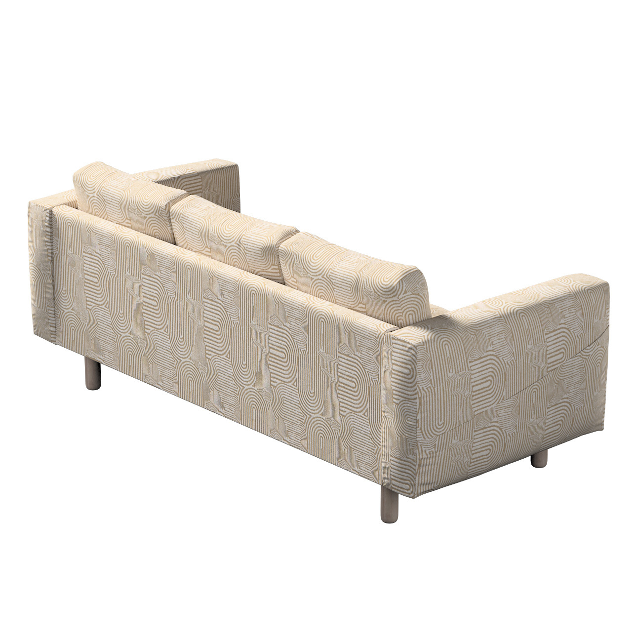 Bezug für Norsborg 3-Sitzer Sofa, beige-ecru, Norsborg 3-Sitzer Sofabezug, günstig online kaufen