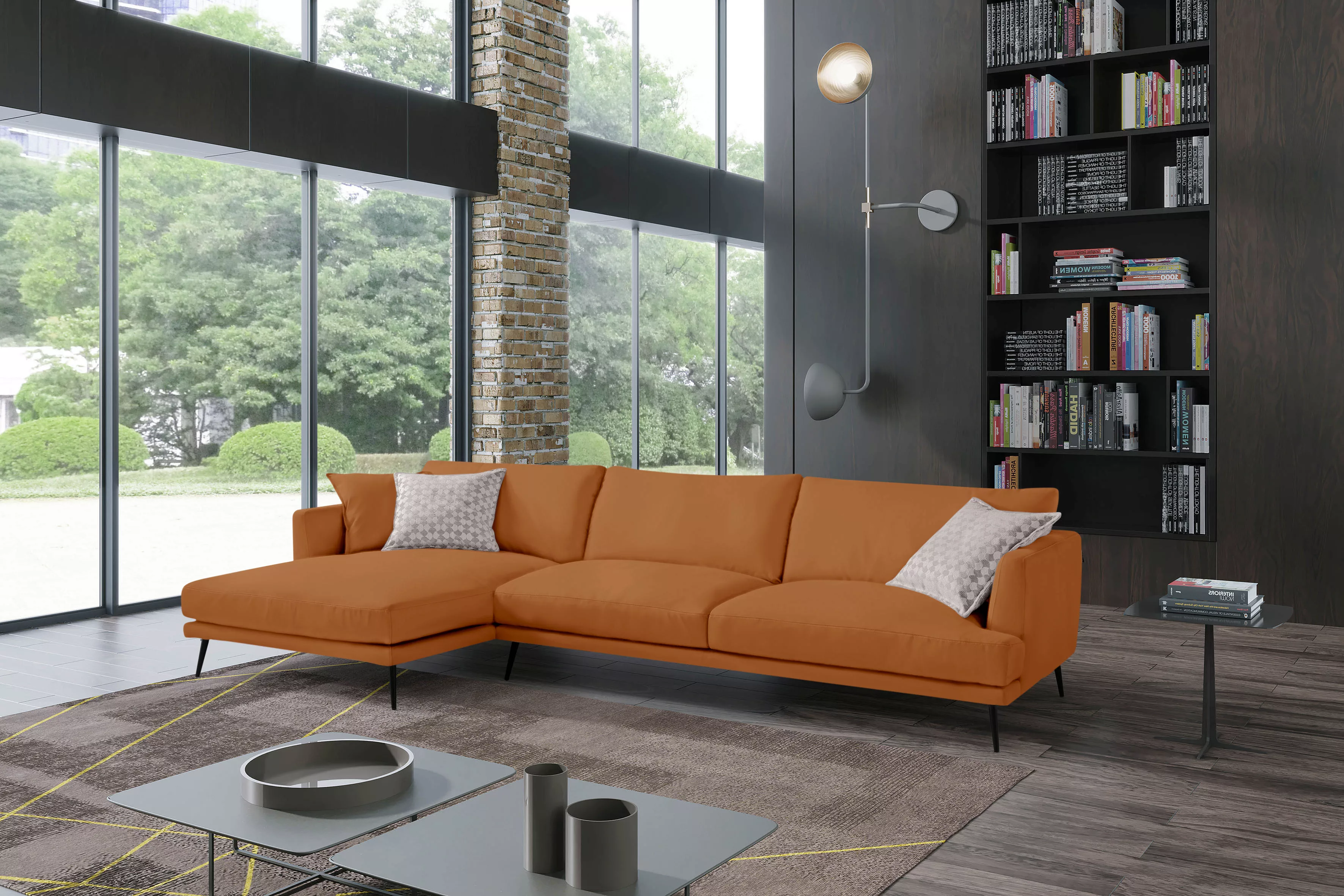 Egoitaliano Ecksofa "Sophia, Designsofa mit extrakomfortablem Sitzkomfort", günstig online kaufen