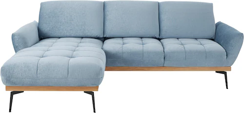 exxpo - sofa fashion Ecksofa »Palic, inkl. Rückenverstellung, bequem, elega günstig online kaufen