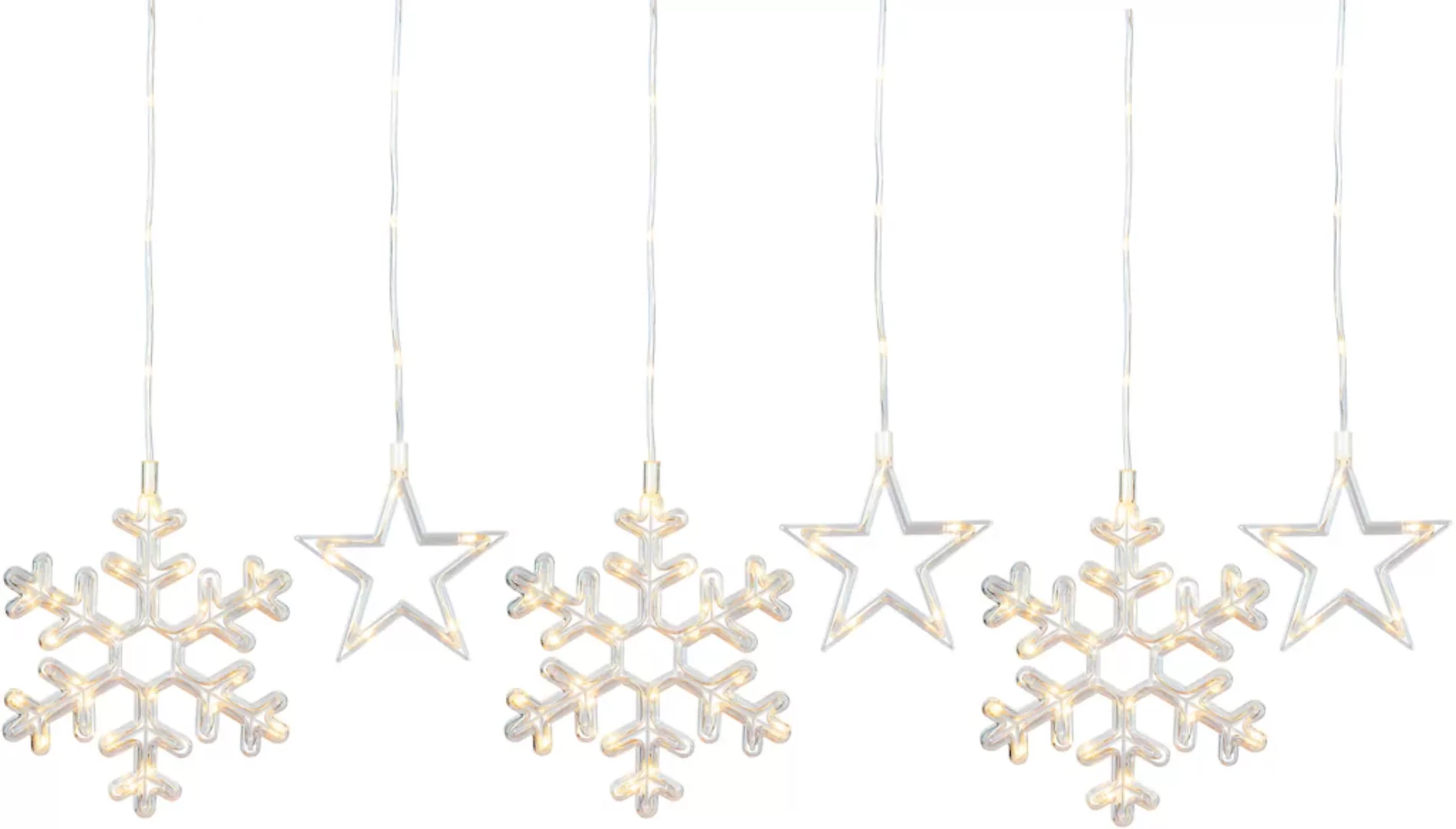 Star-Max LED-Lichtervorhang »Weihnachtsdeko aussen«, 200 St.-flammig günstig online kaufen