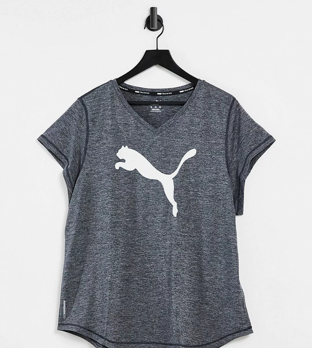 PUMA – Training Plus Favourite Heather – T-Shirt in Schwarz günstig online kaufen