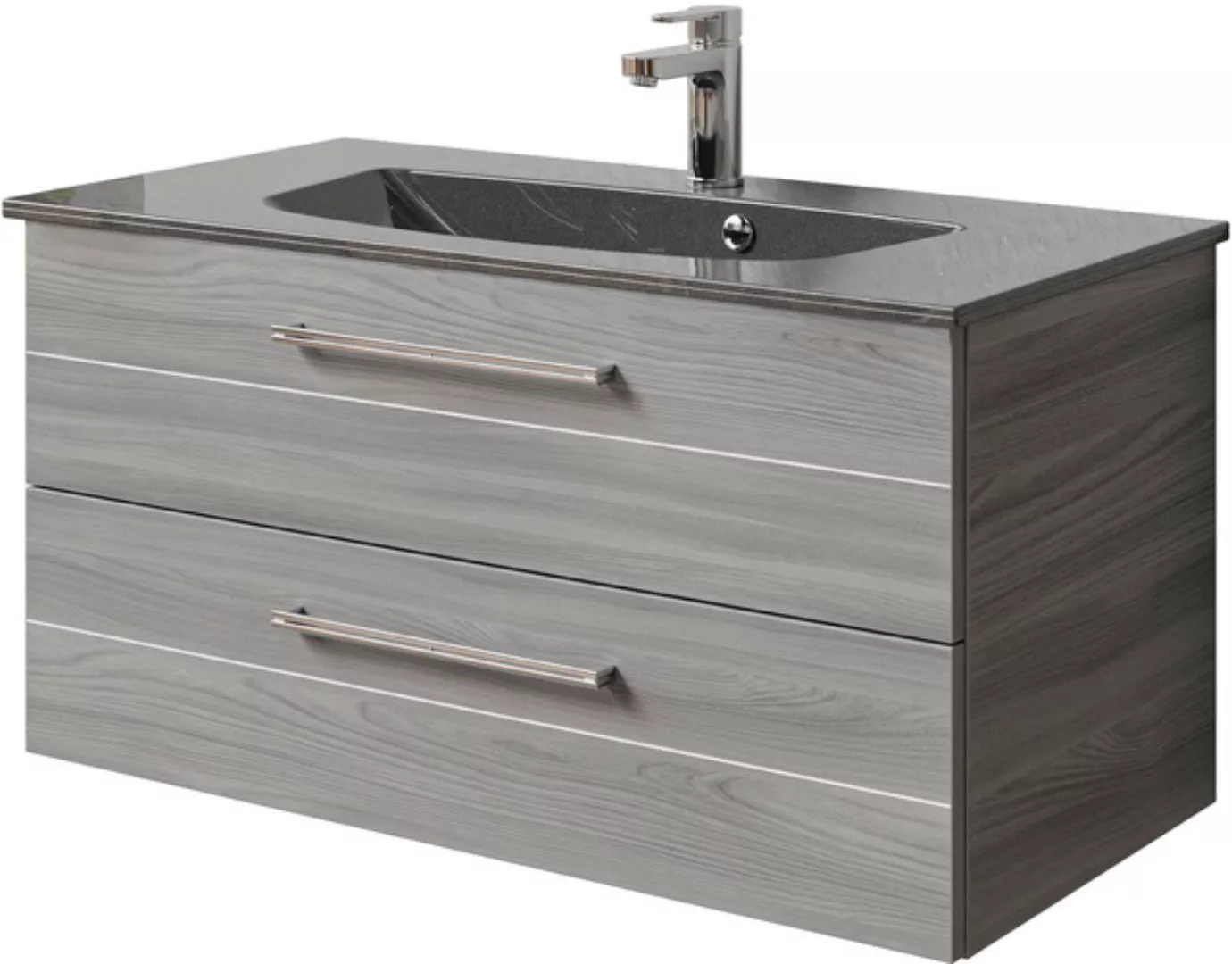 Saphir Waschtisch »Serie 6025 Mineralmarmor-Waschtisch mit Unterschrank, 97 günstig online kaufen