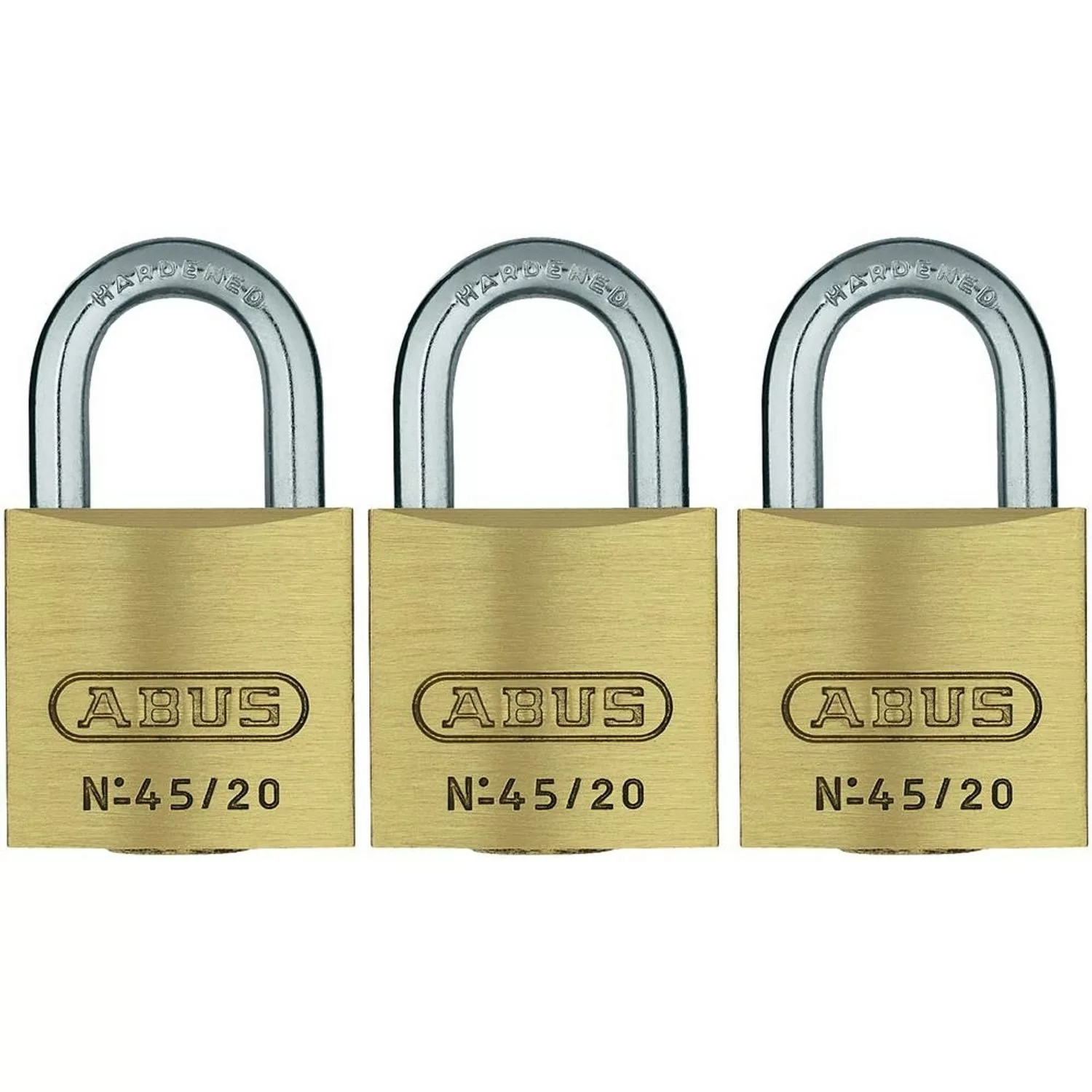 Abus Triples Set Vorhängeschloss 20 mm günstig online kaufen