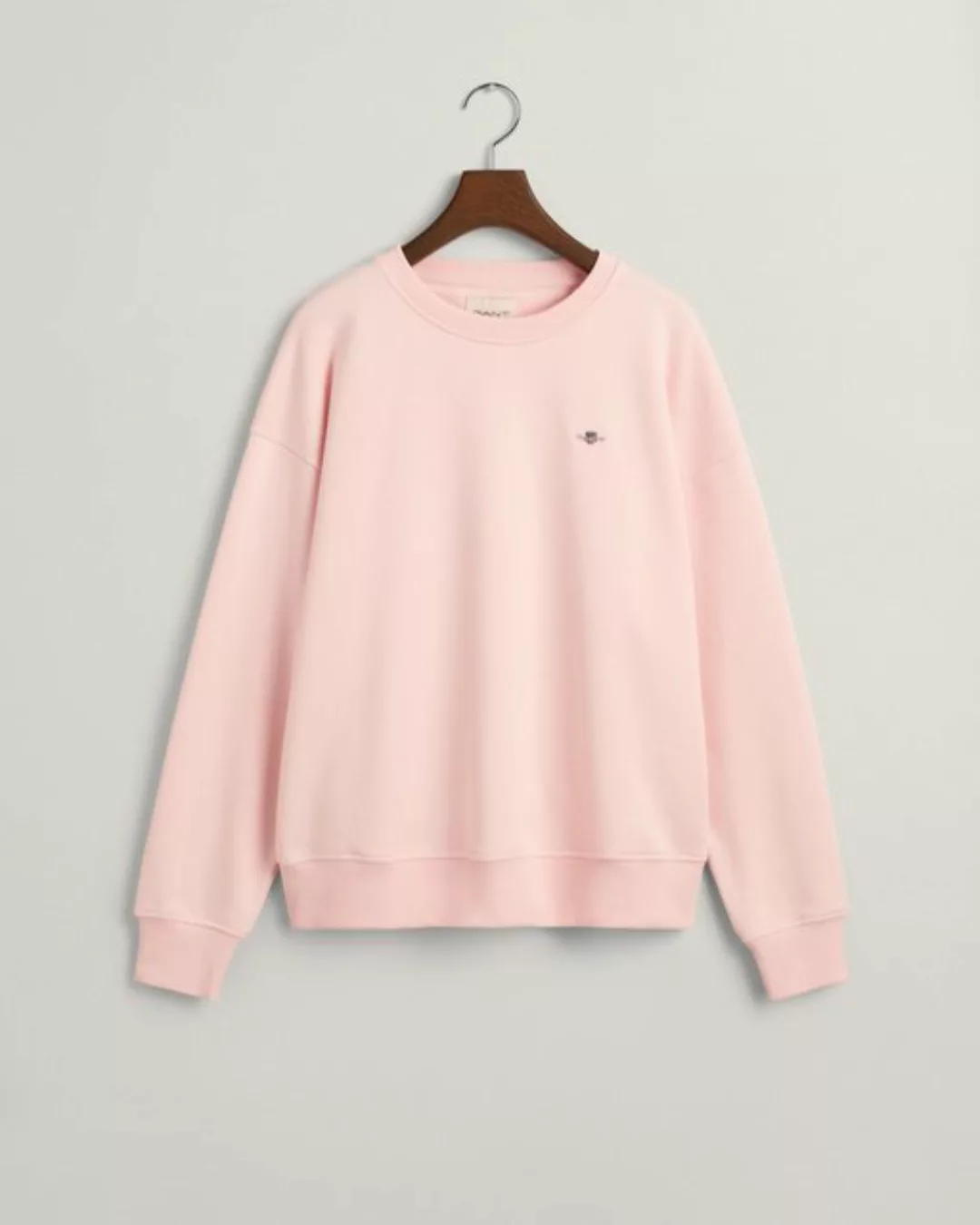 Gant Sweatshirt REL SHIELD C-NECK SWEAT mit einer kleinen Logostickerei auf günstig online kaufen