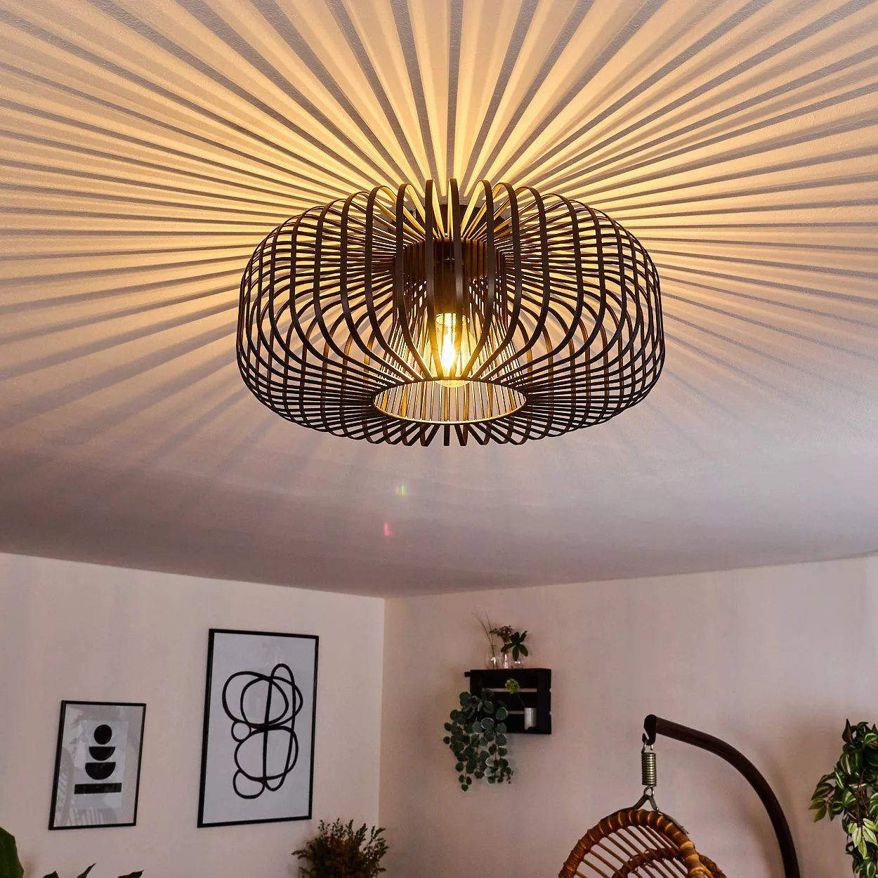 hofstein Deckenleuchte »Pieris« runde Deckenlampe aus günstig online kaufen