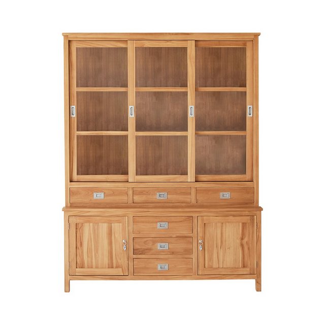 Tikamoon Buffet Coffee Tek Geschirrschrank aus massivem Teakholz 160 cm günstig online kaufen