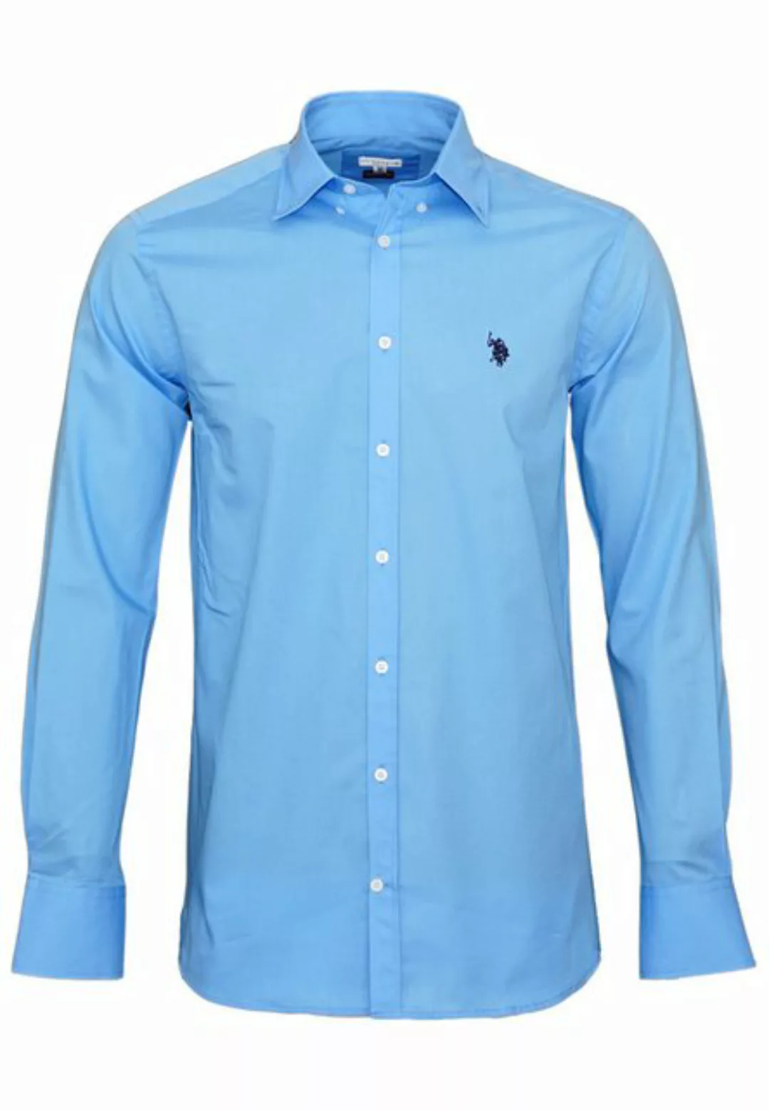 U.S. Polo Assn Langarmhemd Hemd Freizeithemd Poplin Shirt (1-tlg) günstig online kaufen