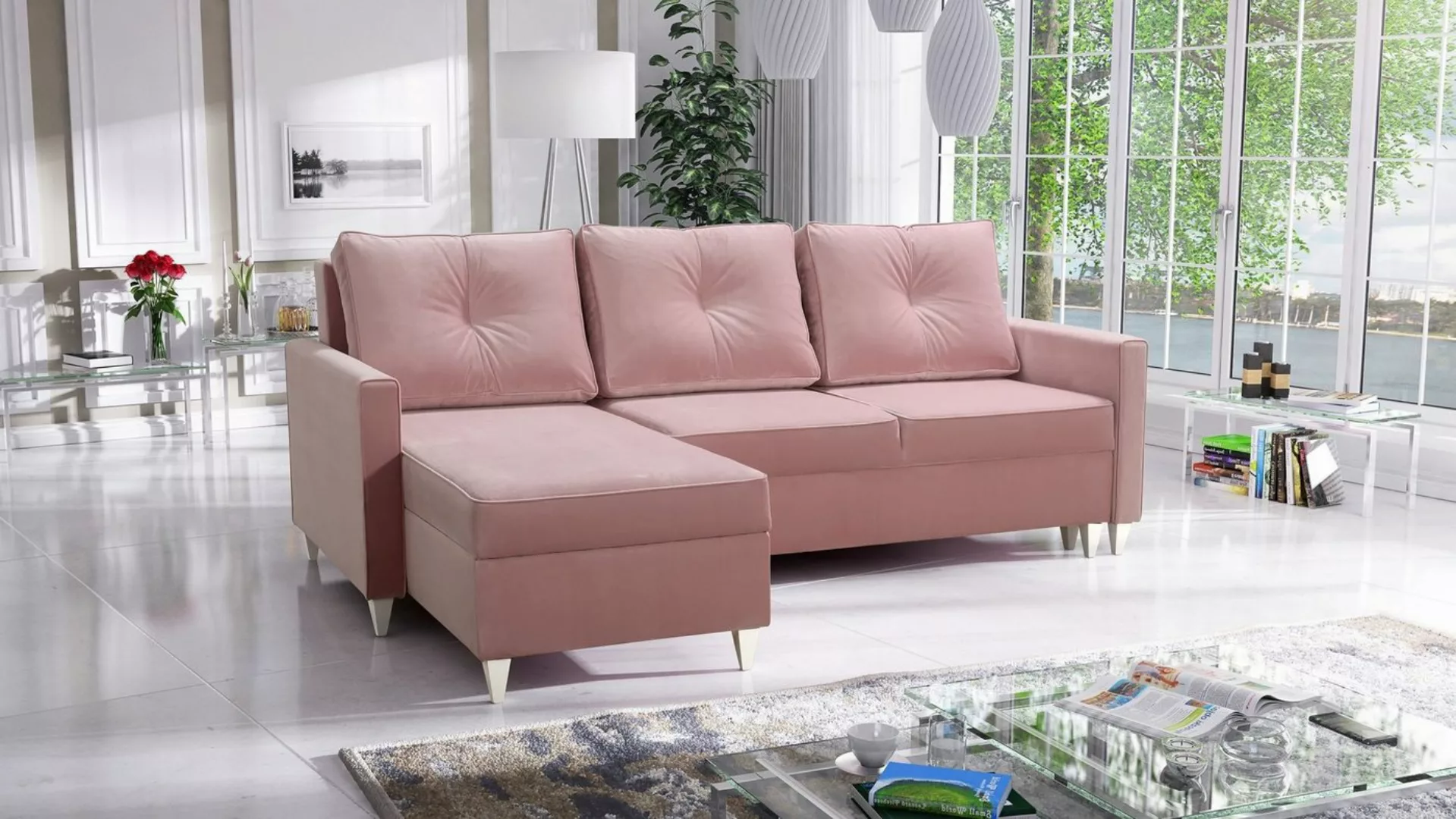 Best for Home Ecksofa BRAD MAXI mit zwei geräumige Bettkästen günstig online kaufen