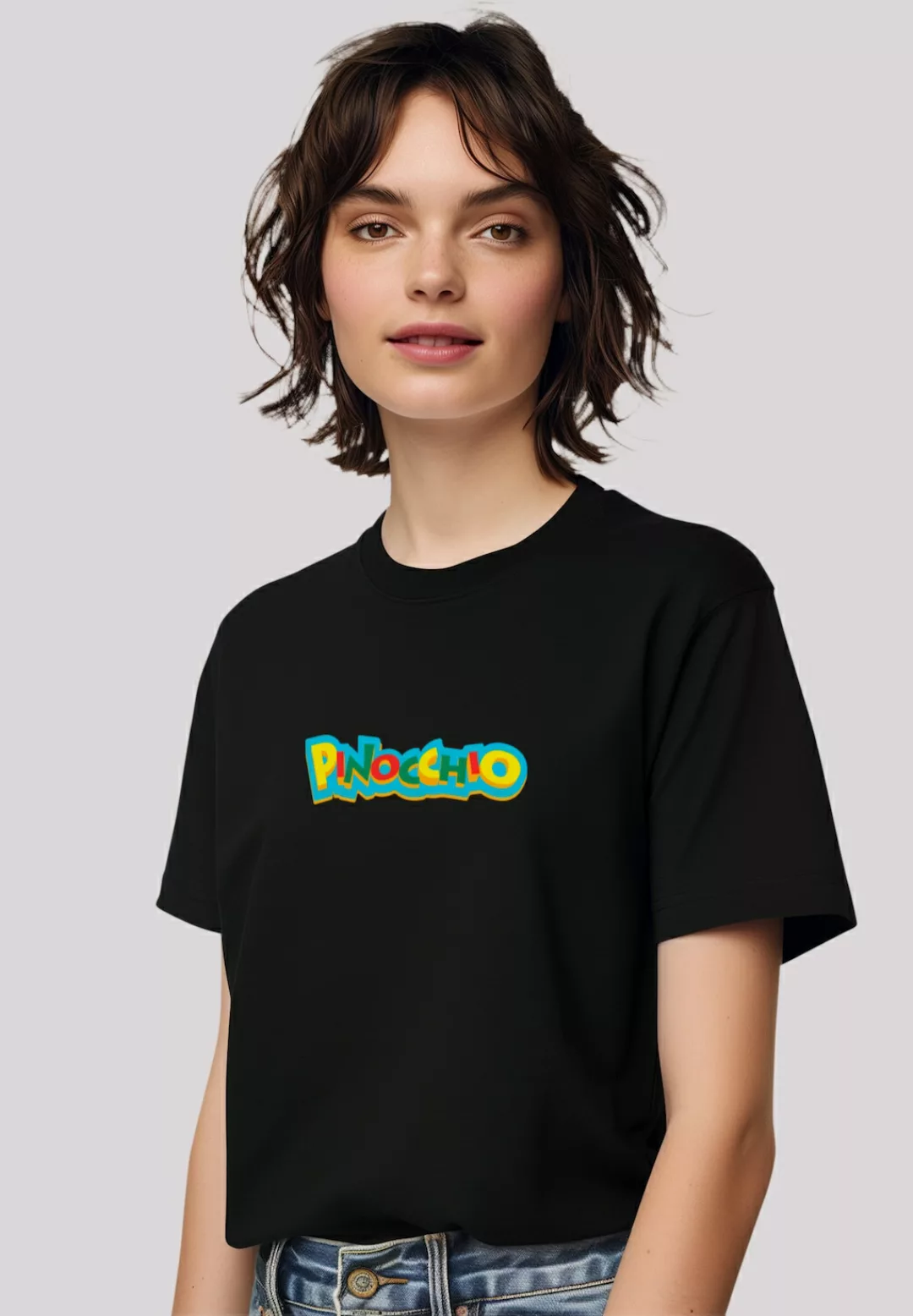 F4NT4STIC T-Shirt "Pinocchio LOGO", Premium Qualität, Zeichentrick, TV Seri günstig online kaufen