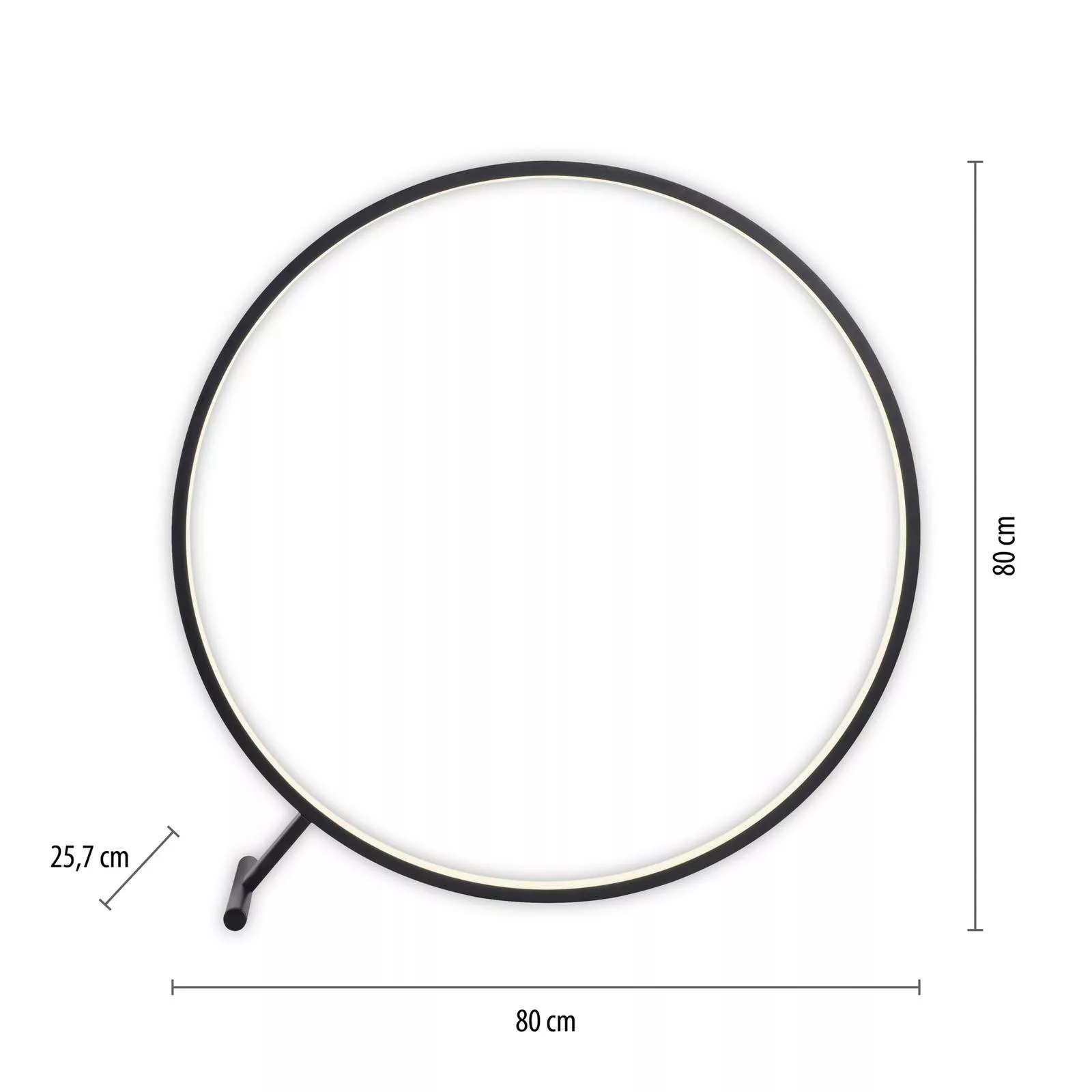 LED-Stehleuchte Hula CCT mit Fernbedienung Ø 80 cm günstig online kaufen