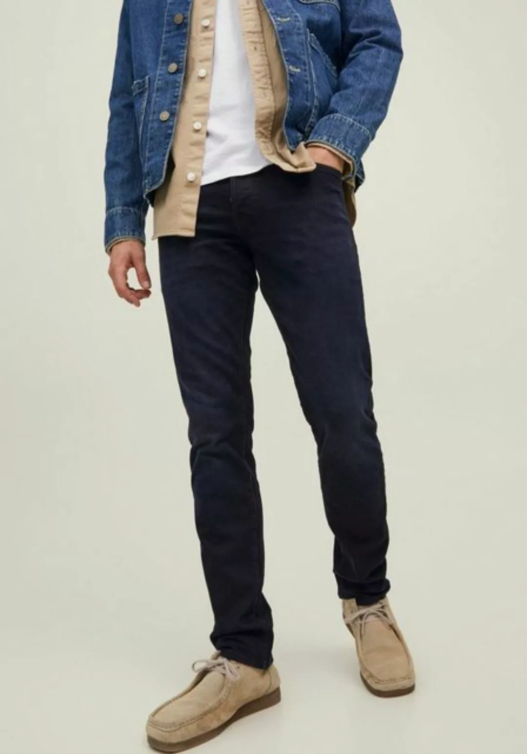 Jack & Jones Herren Jeans JJIGLENN JJICON JJ 556 - Slim Fit - Blau - Blue D günstig online kaufen